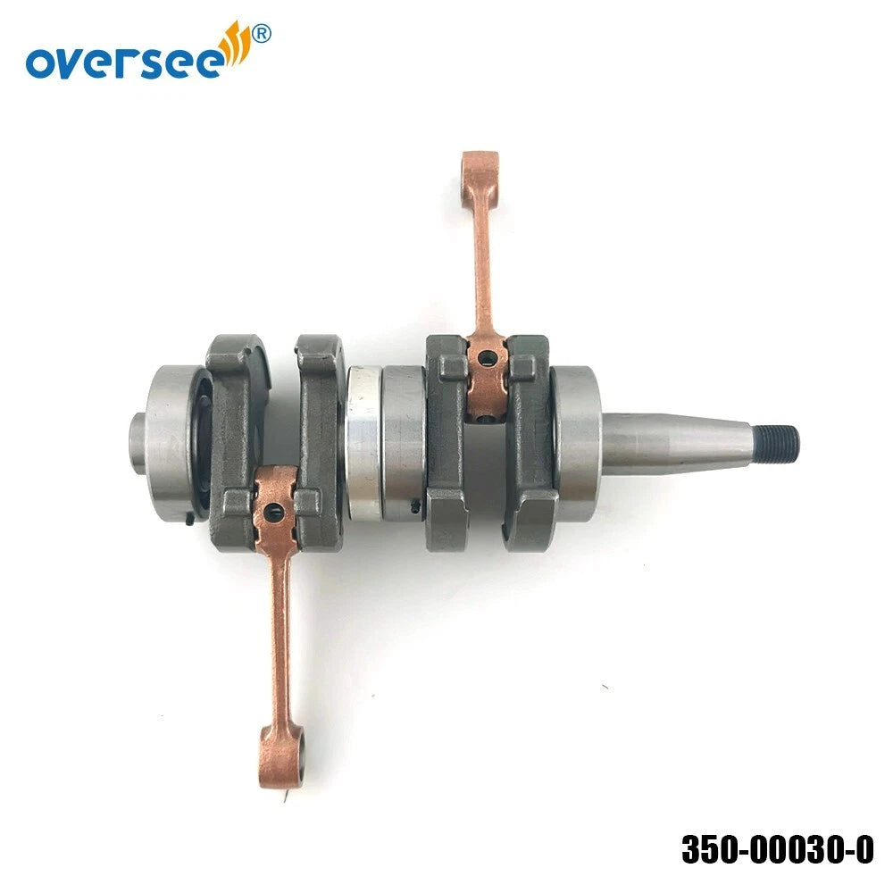 Crankshaft Assembly & Piston 350-00001 for Tohatsu 9.9 15 18HP (M15)