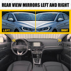 2X Fender Pillar Trim Mirror Corner Molding for Hyundai Elantra (2017–2020)