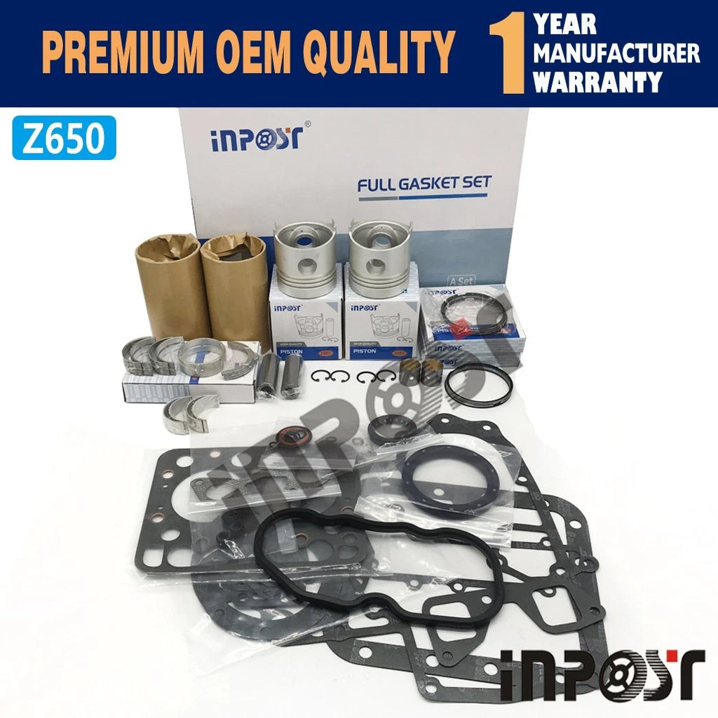Overhaul Rebuild Kit for Kubota Z650 Engine B7000 (B7000)