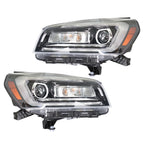 Set of 2 Projector Headlights for GMC Acadia (2013â2016) Halogen w/LED
