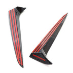 ABS Rear Window Side Spoiler Canard Splitter Trim for BMW X3 (2011-2017)