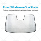 Front Windscreen Sun Shade for Ford Mondeo Fusion (2013–2022)