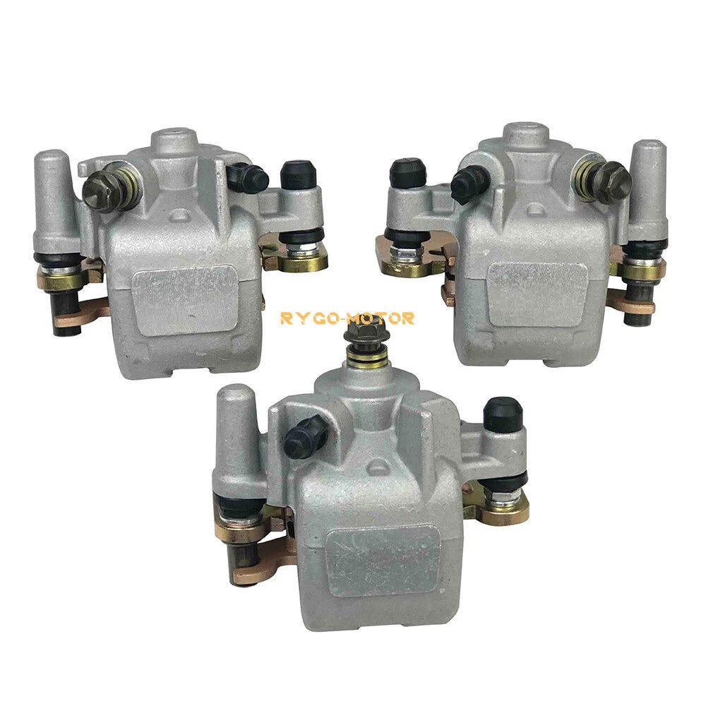 Front & Rear Brake Calipers Set for Can Am Renegade 500 800 800R (2007–2012) w/Pads