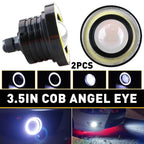 2X 3.5 Inch Round LED Fog Driving Light Spot Lamp for