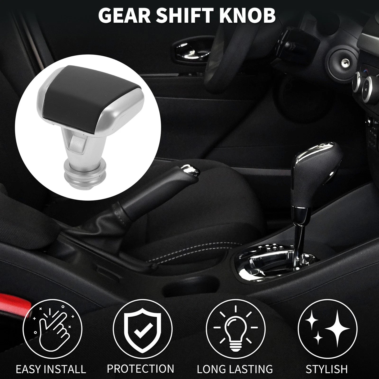 Automatic Gear Shift Knob for Mercedes-Benz C-Class (2000–2014) Plastic Leather