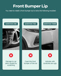 Front Spoiler for Most Sedans (Carbon Fiber, Polypropylene)