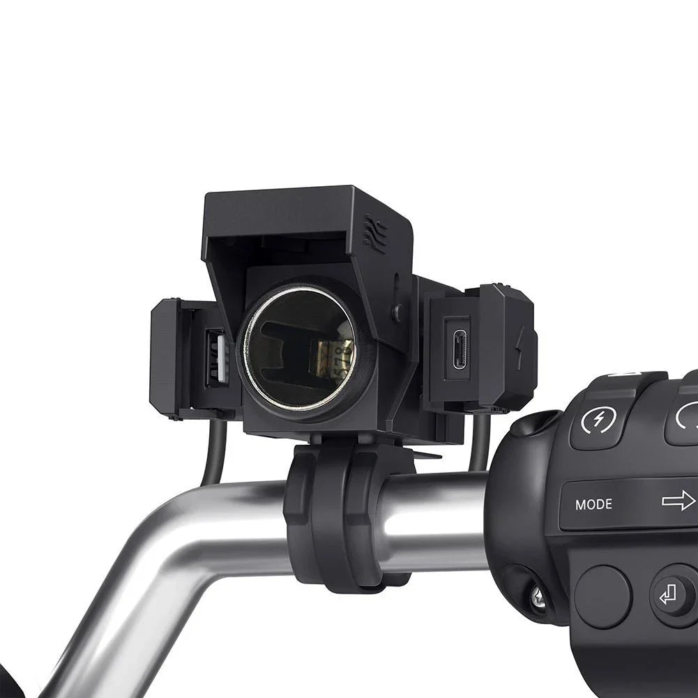 USB Charging Station for Motorcycle with Easy Installation & Safety Features