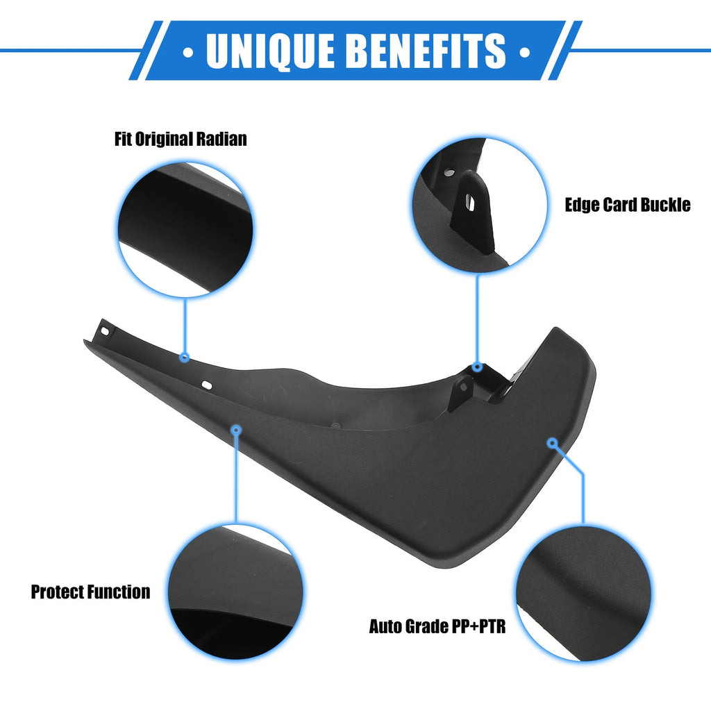 Mud Flaps Kit for Nissan Frontier (2005–2023) - Front Rear Splash Guards