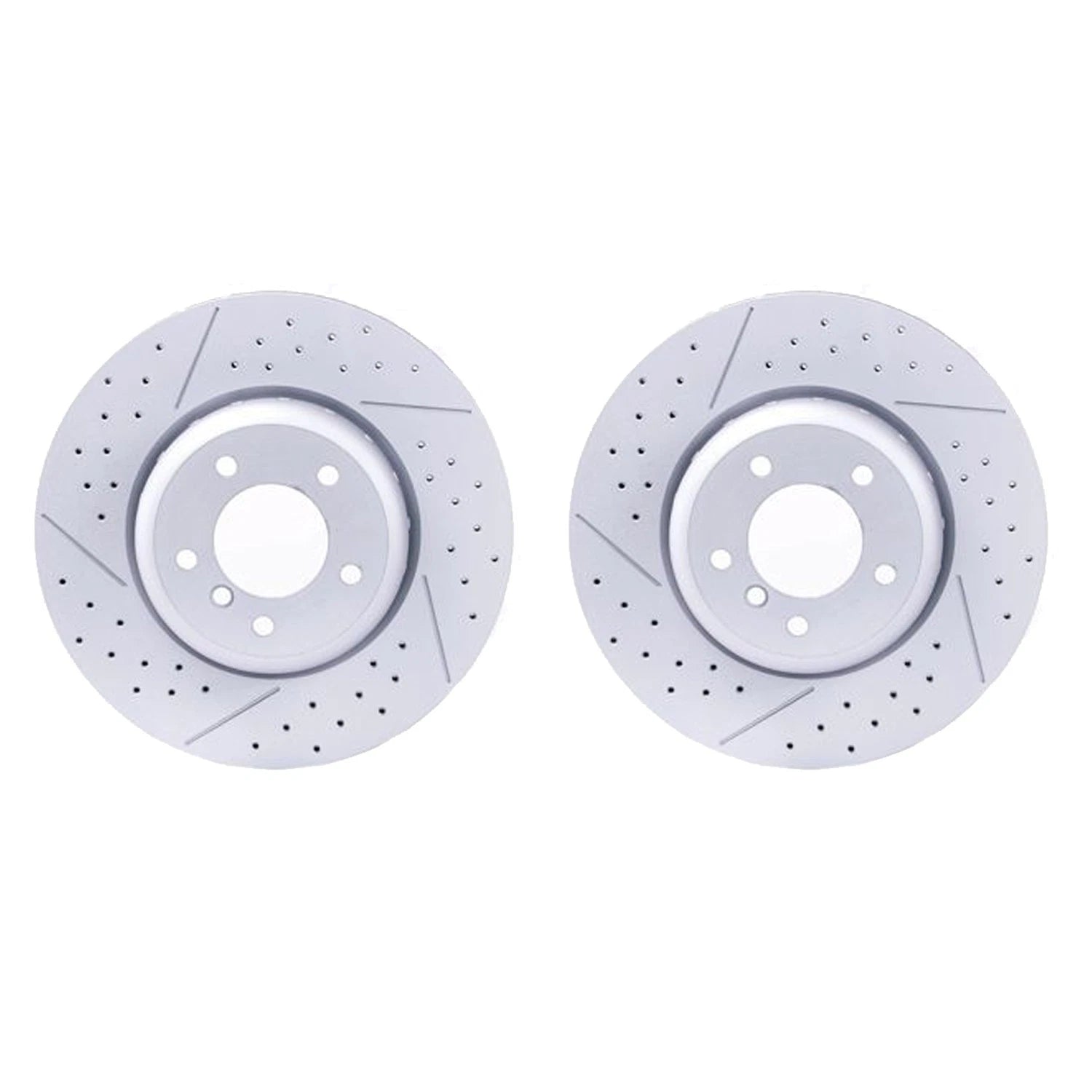 Set of 2 Hella Front 338mm Disc Brake Rotors for BMW E82 E88 135i (2011–2013)