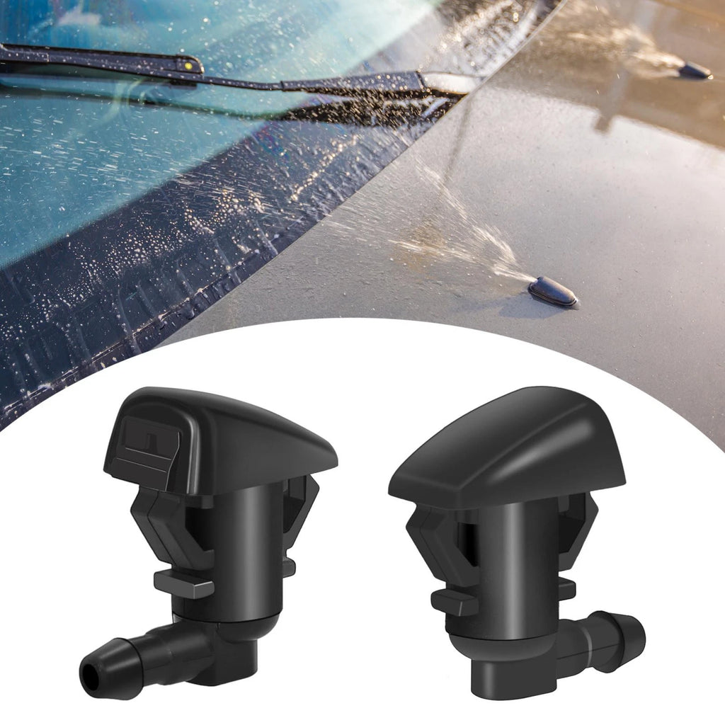 2X Front Windshield Wiper Nozzles Jet for Ford Focus (2008–2011), Edge (2007–2010)