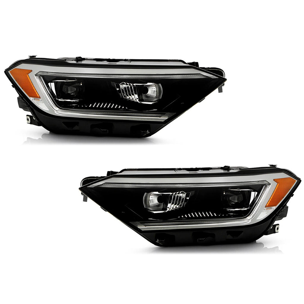 LED Projector Headlights for Volkswagen Jetta (2019–2024) 8Pin Left+Right