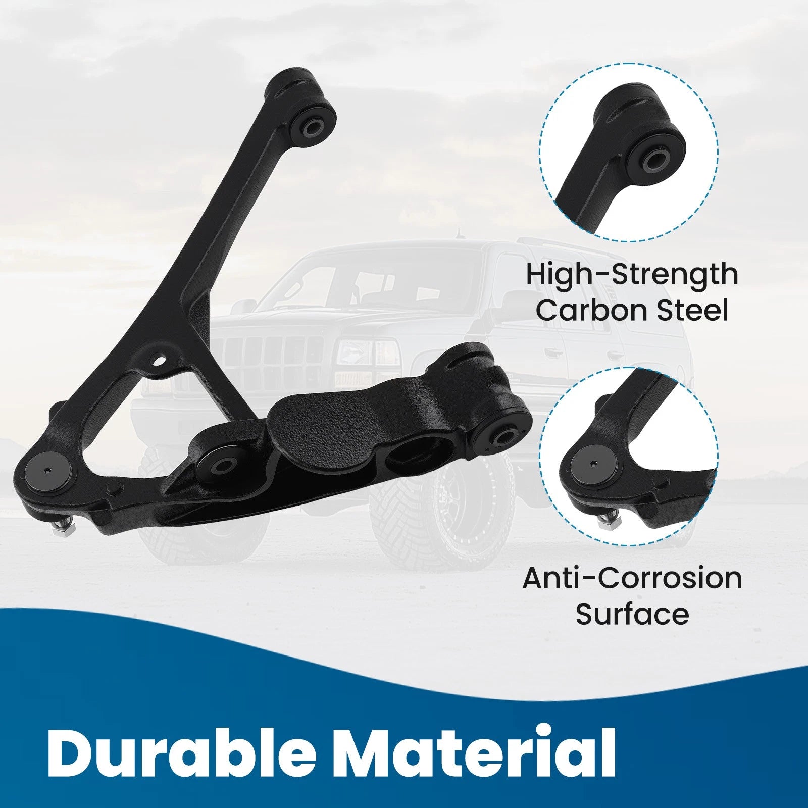 Front Left Lower Control Arm w/ Ball Joint for GMC Sierra 1500 (1999–2006) K620381