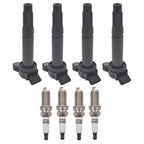 Set of 4 Ignition Coils & Spark Plugs for Lexus ES300h Avalon (2013–2018)