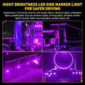 4X Purple LED Clearance Marker Light for Truck Trailer Camper (EXV)