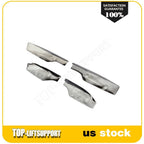 Roof Rack Rail End Shells for Toyota RAV4 (2006–2012) - Black Cover
