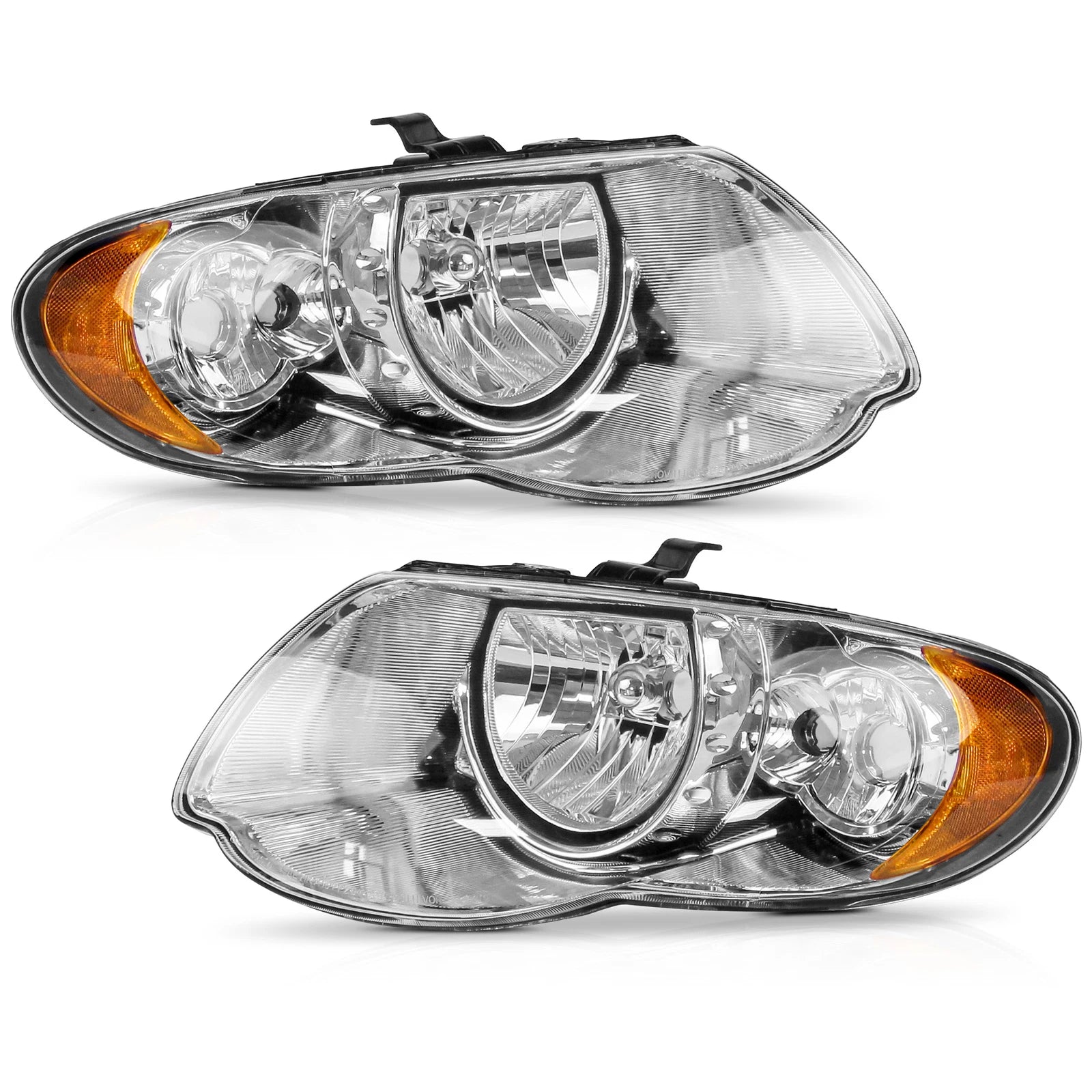 Pair Headlight Set for Chrysler Town & Country (2005–2007) 10820277