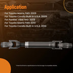 Intermediate Column Steering Shaft for Toyota Corolla (2009-2014)