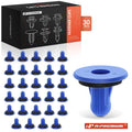 30Pcs 8mm Nylon Tail Light Grommet Clips for Honda 