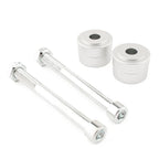 Handle Bar Risers Kit for Ducati Hypermotard 821 (2013–2015) Silver