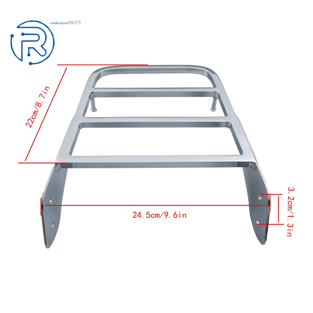 Sissy Bar Luggage Rack for Yamaha VStar 400 650 1100 (2000-2018)