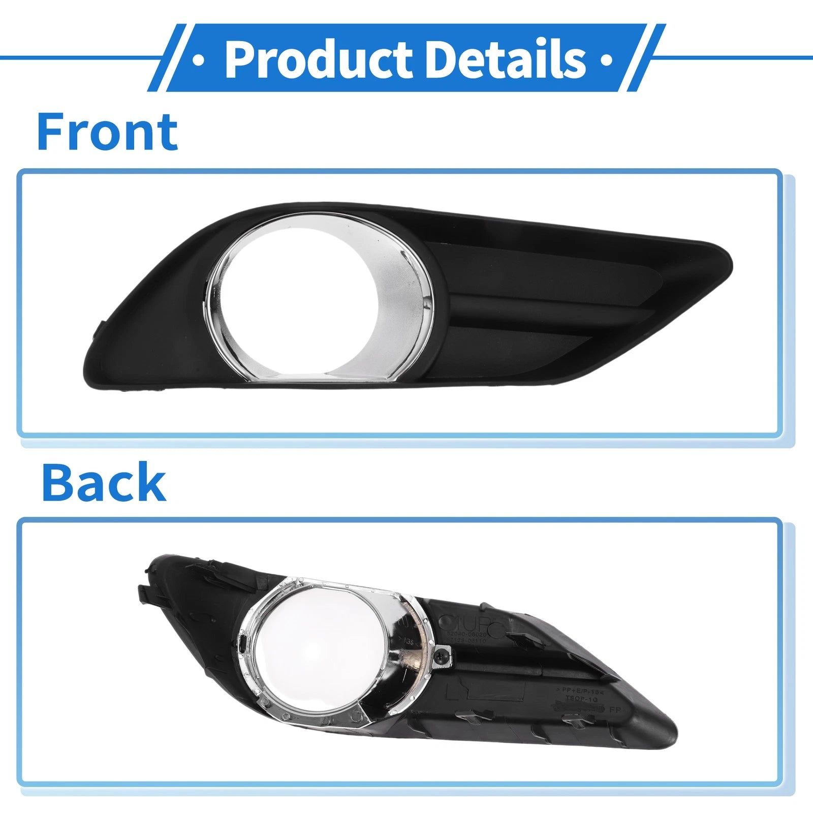 Front Left Fog Light Grill No. 5204006020 for Toyota Camry (2006–2009)