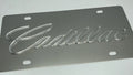 Cadillac License Plate Emblem 3D Chrome Script Metal for Cadillac (2008–2020)