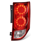 Chrome Housing Red Lens Tail Light for Dodge Grand Caravan (2011–2020)