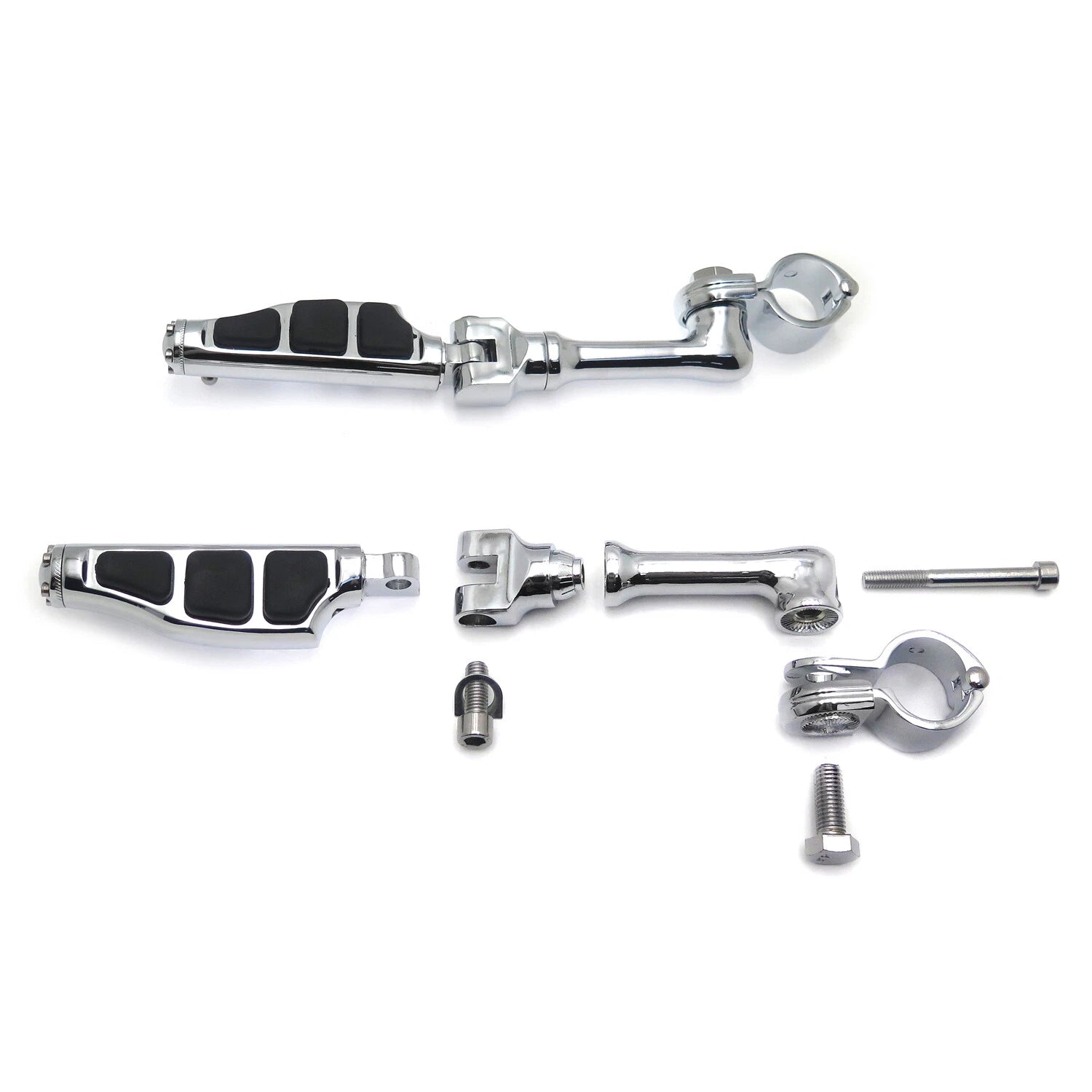 4.5" Flat Stiletto Foot Pegs 1.25" for Harley Sportster Touring