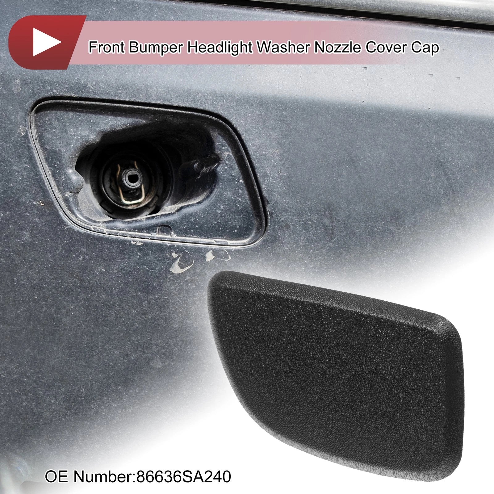 Front Right Washer Nozzle Cover Cap for Subaru Forester (2005–2007)