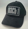 Licensed Mach 1 Hat Cap Black with White Logo for Ford Mustang Mach 1 (2018–2024)