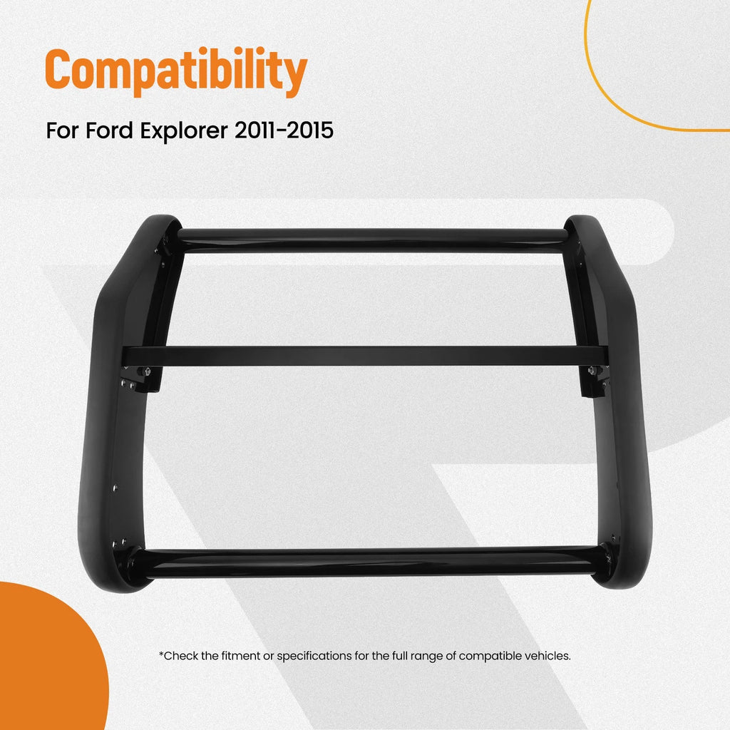 Heavy Duty Front Bull Bar Grille Guard for Ford Explorer (2011-2015)