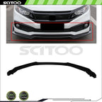 Matte Black Front Lip Splitter for Honda Civic (2016–2020)