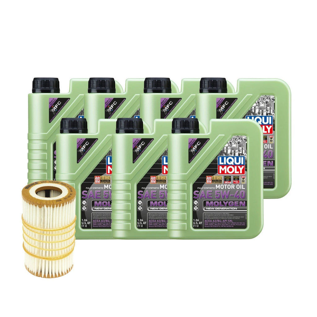 Oil Change Kit 7L Liqui Moly Molygen 5W40 for Audi CREC/CREH (2013–2020)