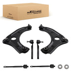 Front Lower Control Arm Assembly Tie Rods Kit for Nissan Versa Note (2014–2019)