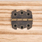 10pc Jewelry Box Hinges for Antique Wooden Cases (29x27mm)