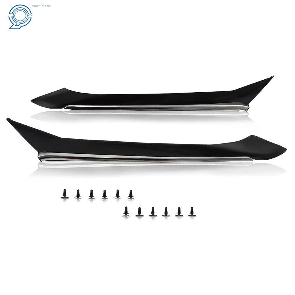 Set of 2 Rear Pillar Molding Trim for Nissan Maxima (2016–2021) Chrome