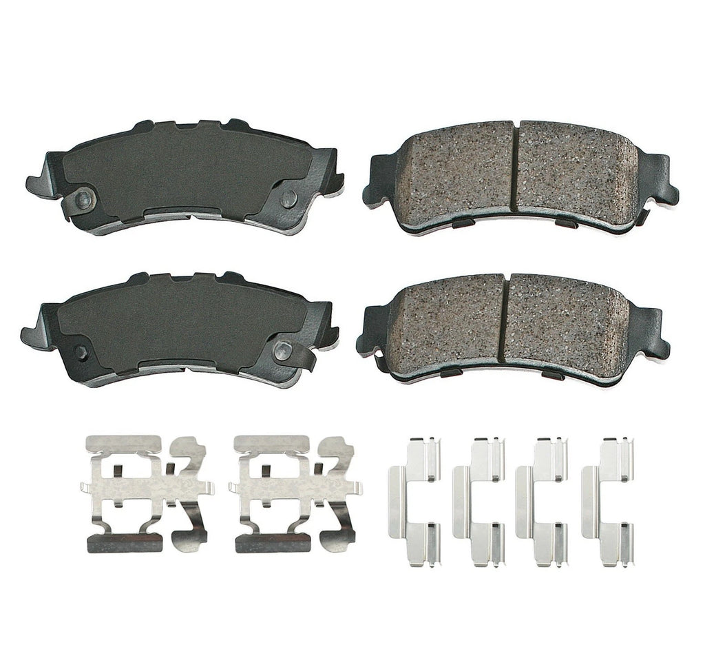 Rear Brake Kit 330mm Rotors Akebono Ceramic Pads for Sierra Silverado 1500 (2014–2023)