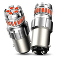 2X 1157 7528 2357 Red LED Brake Tail Stop Light Bulbs for Vehicles