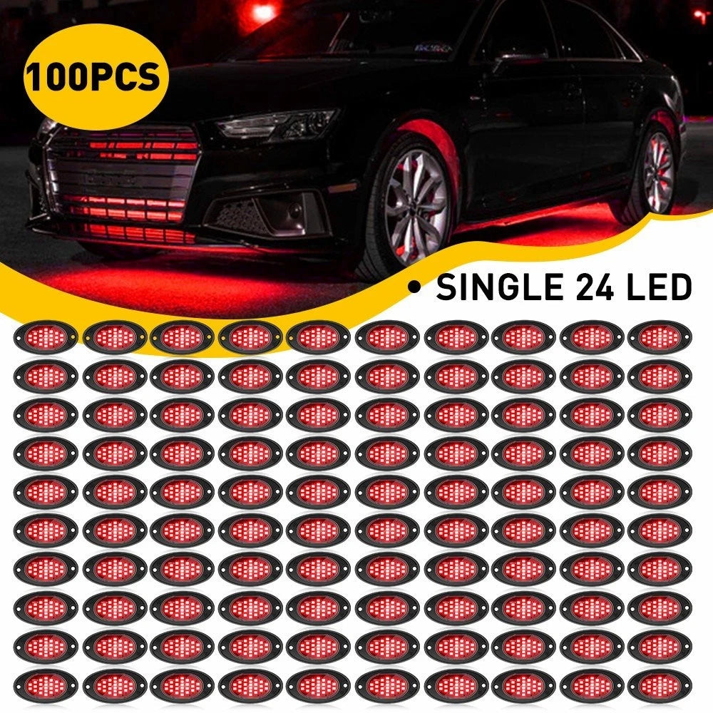 2X LED Rock Lights for Jeep (Offroad, UTV, ATV)