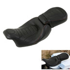 Front & Rear Seat for Harley CVO Road King Street Glide (2009–2023) Black