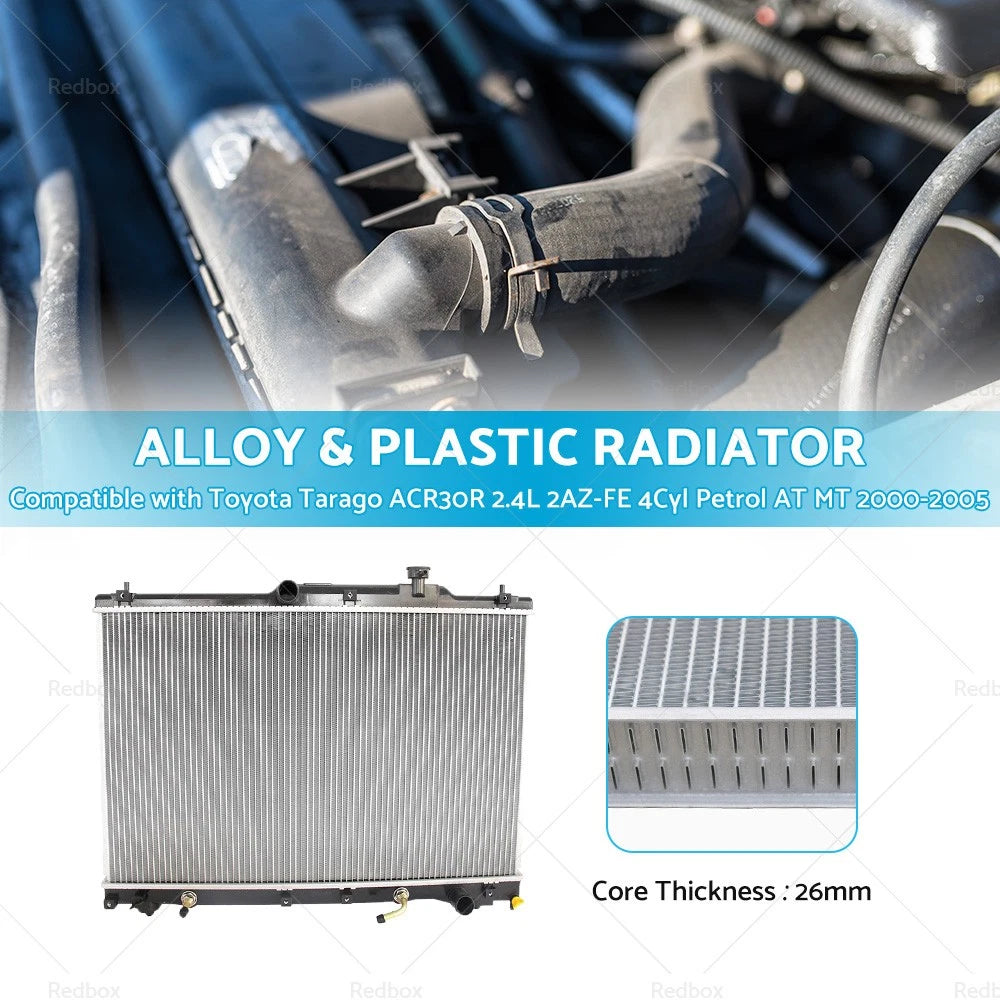 Radiator for Toyota Tarago ACR30R 2.4L 2AZ-FE (2000–2005)