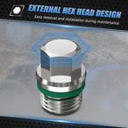 M10x1.0 Front Differential Oil Drain Plug for Can-Am Commander 700 1000R (2021–2023)