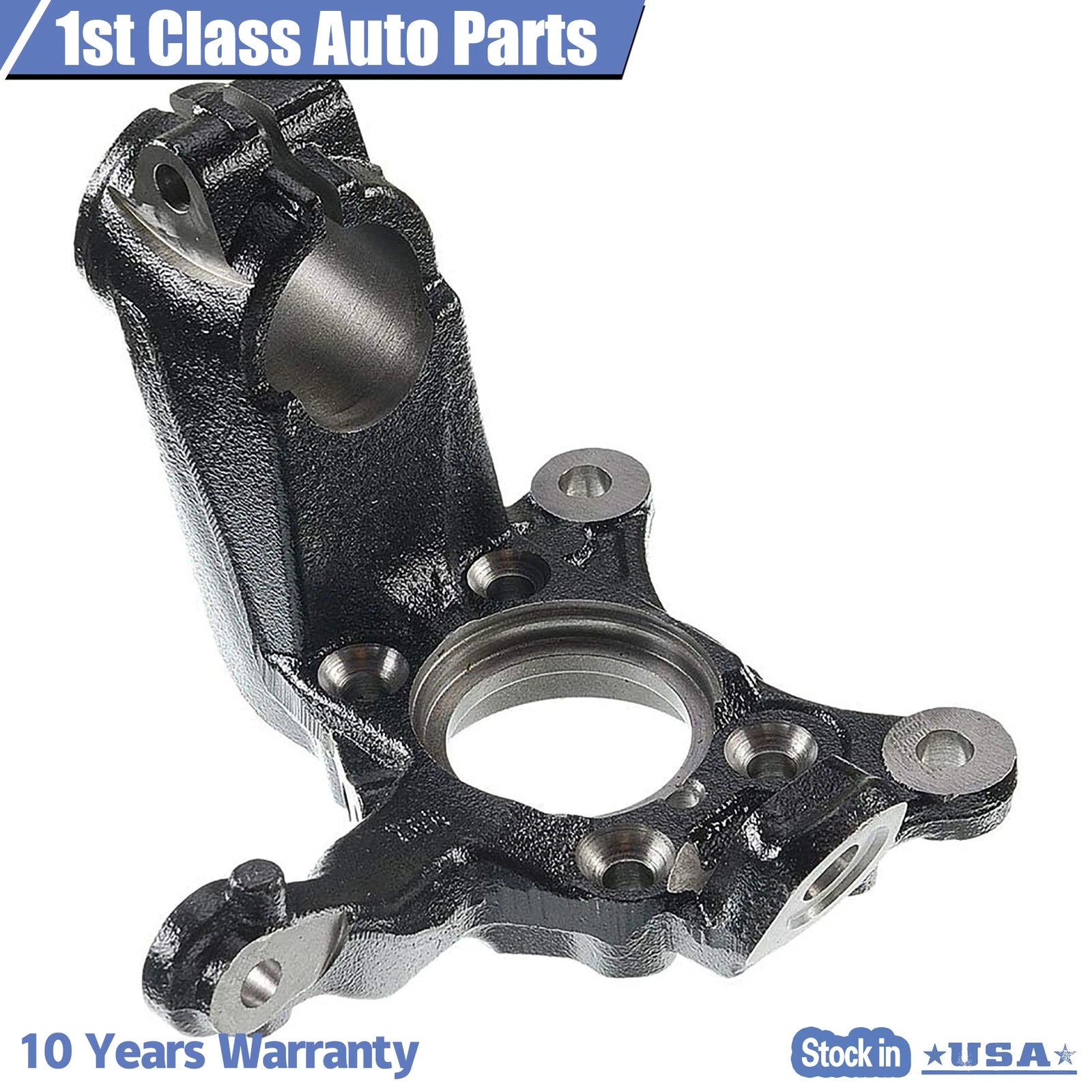 Left Steering Knuckle for Audi A3 Q3 Quattro Volkswagen Golf (2006–2018)