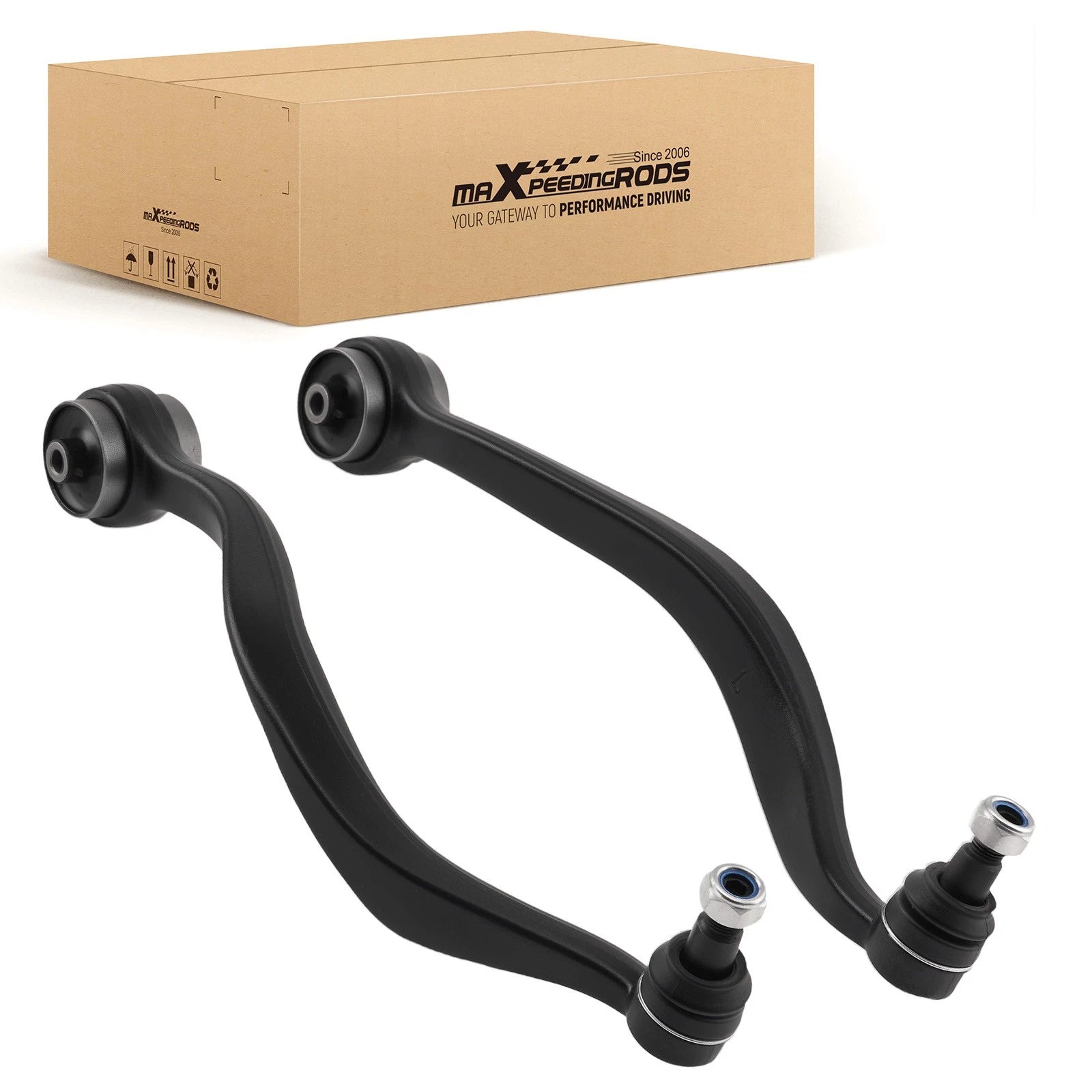 Set of 2 Rearward Control Arms with Ball Joints for Fusion Milan (2006–2012)