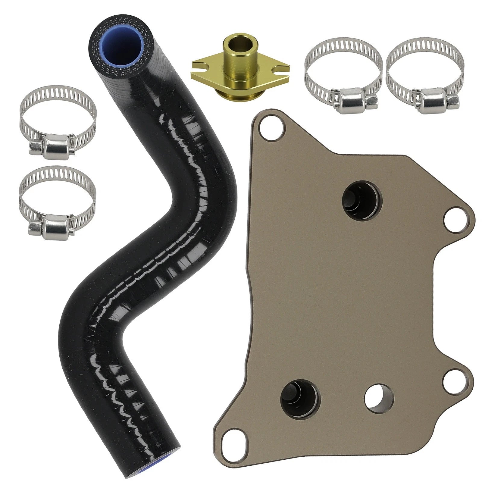 AN10 oil filter adapter for VW Audi EA888 (2008–2023)