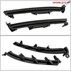 Fog Light Covers for Mazda CX-9 (2016–2023) Black Plastic