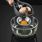 2X Egg Opener Tool with Automatic Cracking and Separator for Kitchen