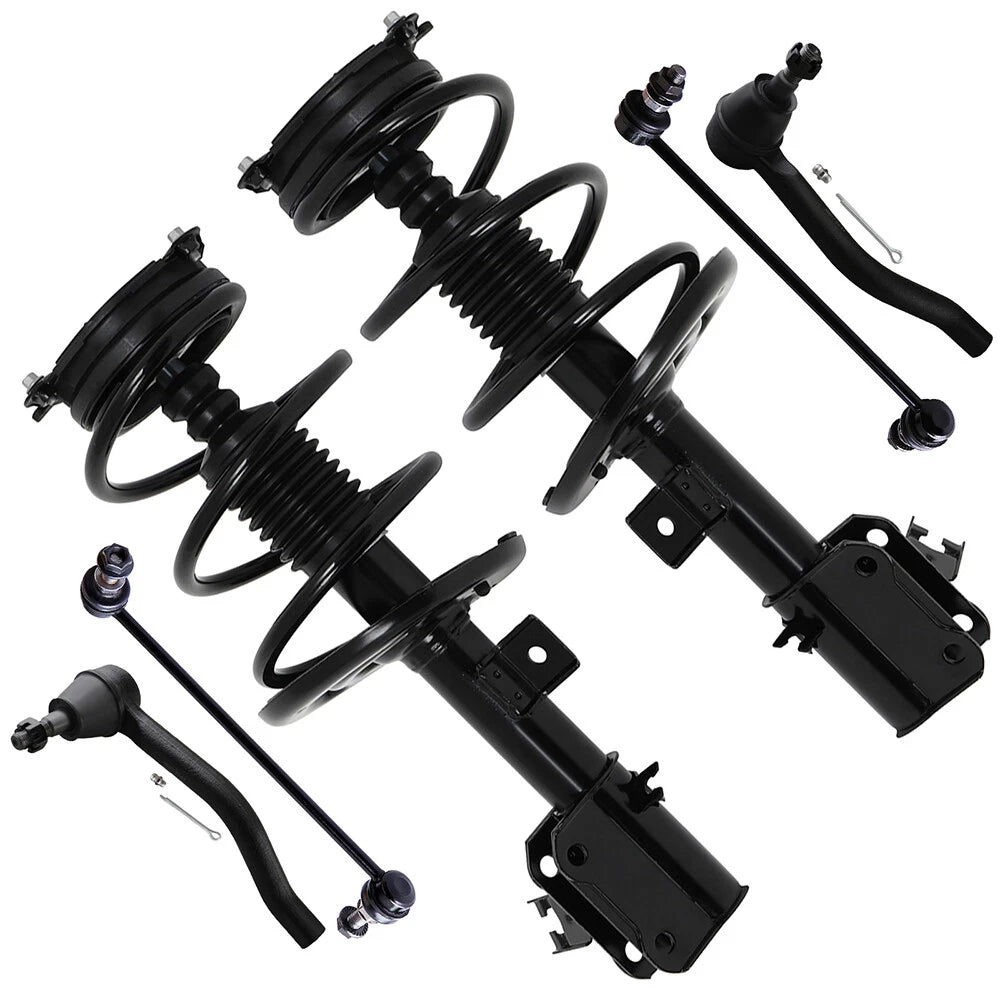 Front Struts Sway Bar Links Tie Rods for Nissan Altima (2013–2018)