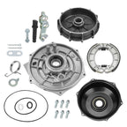 Rear Brake Drum Hub Plate Cover Seals Kit for Honda Rancher 420, Foreman 500, 520
