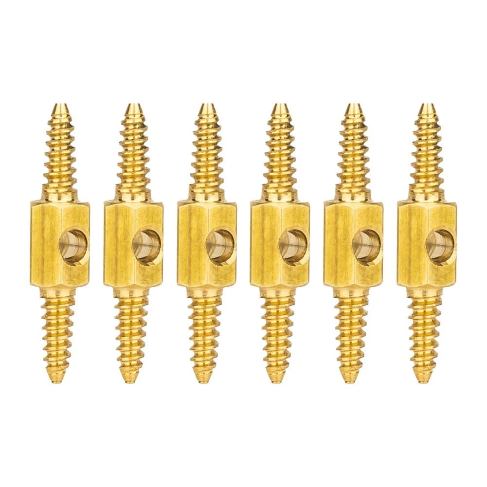 6Pcs Copper Brake Hose Connectors for Bike Derailleur Cable Routing